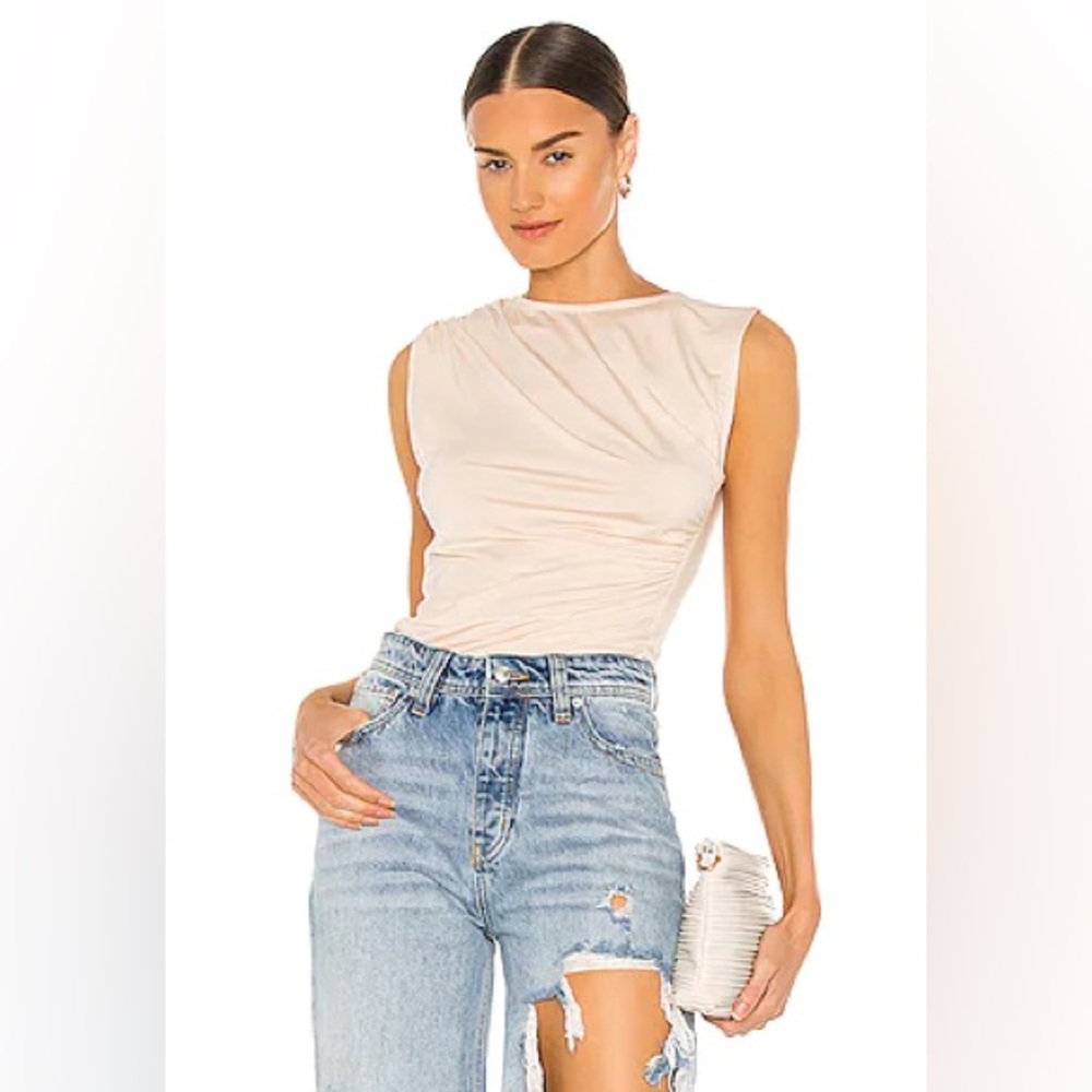Lovers & Friends Sahara Draped Tank - Cream
